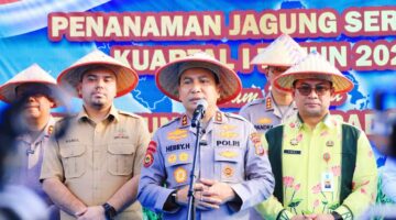 Hadiri Penanaman Jagung, Kapolda Riau Laporkan Capaian Produksi di 2025