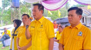 Darwis Nahkodai PK Partai Golkar Bumi Agung, Dr Darlian Pone Tekankan Penguatan Soliditas Kader