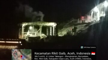 Asap Cerobong PT Hopson Kembali Mengepul Saat Malam, Dugaan Pembangkangan Hukum Lingkungan di Gayo Lues Kian Terbuka