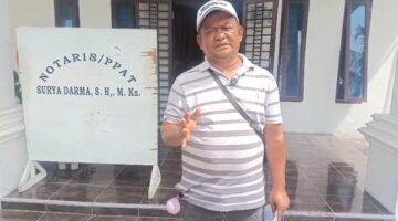 PPAT Surya Darma “Bungkam” Soal 75 AJB Lae Saga, Live Streaming Gagal Digelar