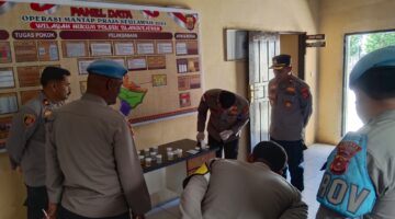 Cegah Penyalahgunaan Narkoba, Polres Gayo Lues Gelar Tes Urine Dadakan di Polsek Blangkejeren