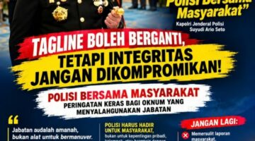 Tagline Boleh Berganti, Tetapi Integritas Jangan Dikompromikan