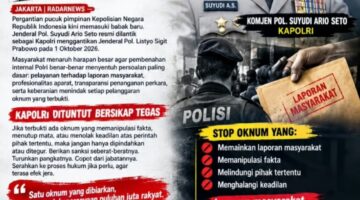 Tagline “Polisi Bersama Masyarakat” Diuji, RADARNEWS Desak Pelayanan Polri Bersih dan Transparan serta Tindak Tegas Dugaan Pungli